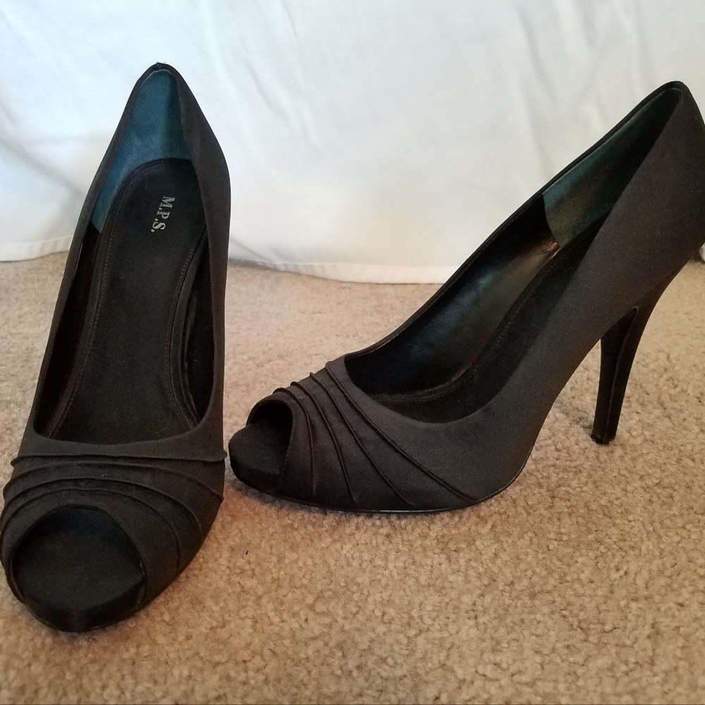 M.P.S. Black High Heels